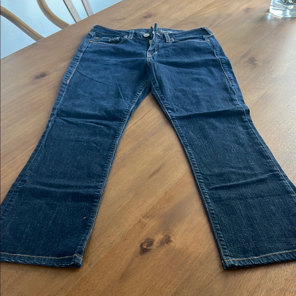 True Religion Dark Blue Ankle Jeans
